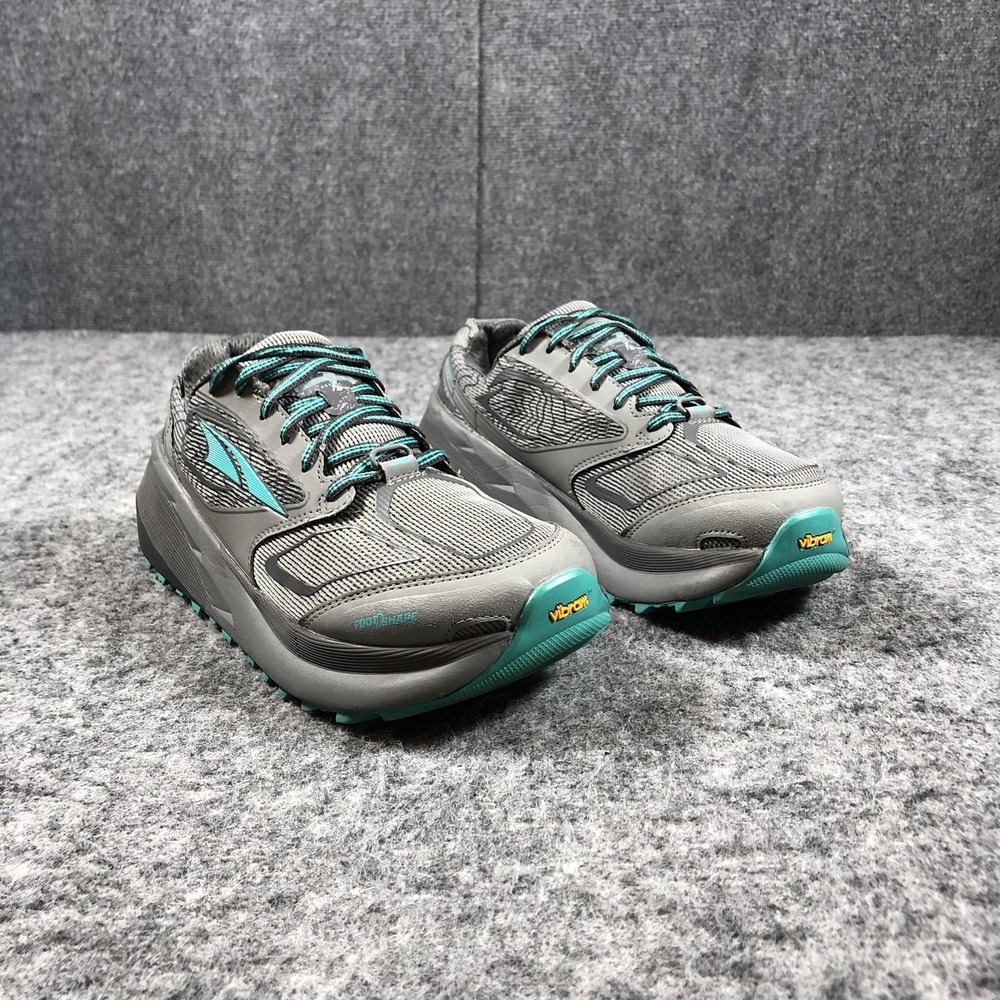 Altra Olympus Trail Running Shoes Womens 7.5 Gray Vibram Cushion AFW1859F